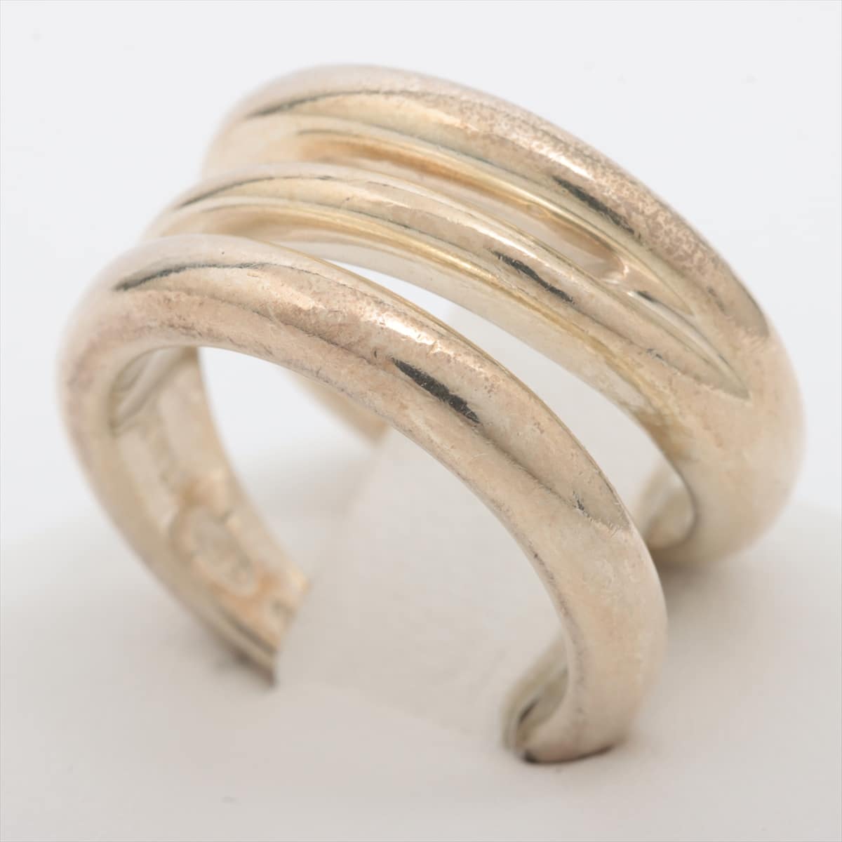 Tiffany Open Diagonal rings 925 8.2g Silver