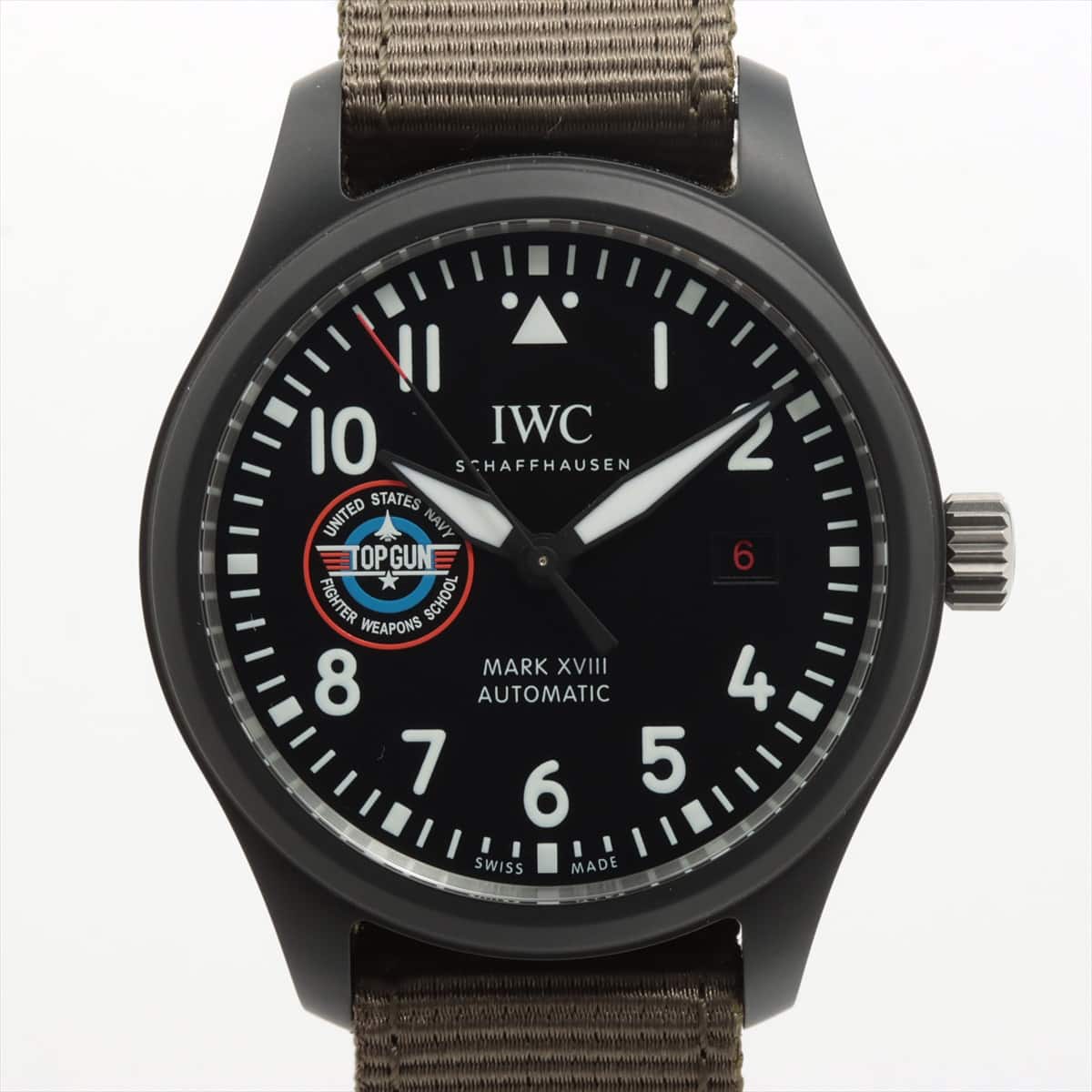 IWC Pilot Watch Mark 18 Top Gun SFTI IW324711 CE x nylon AT Black-Face