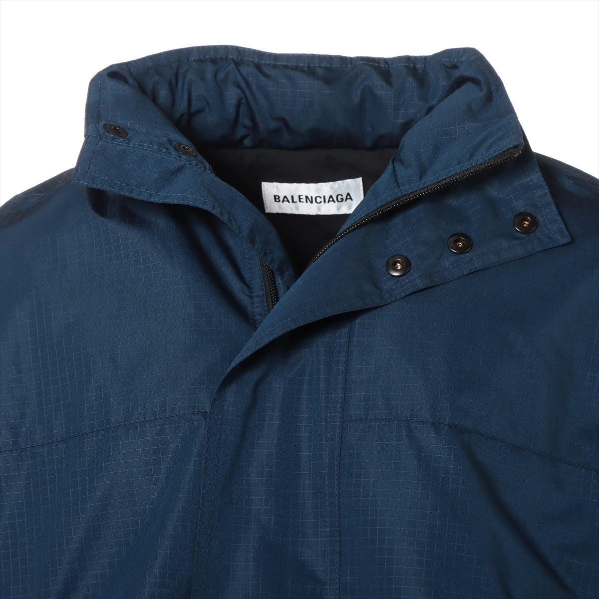 Balenciaga 20 years Polyester & nylon Nylon jacket 36 Men's Navy blue  629009 shape swing jacket