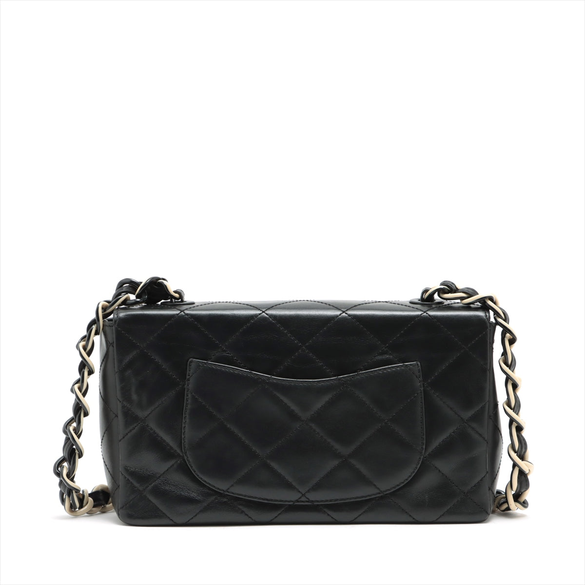 Chanel Matelasse Lambskin Chain shoulder bag Black Plastic fittings 6XXXXXX