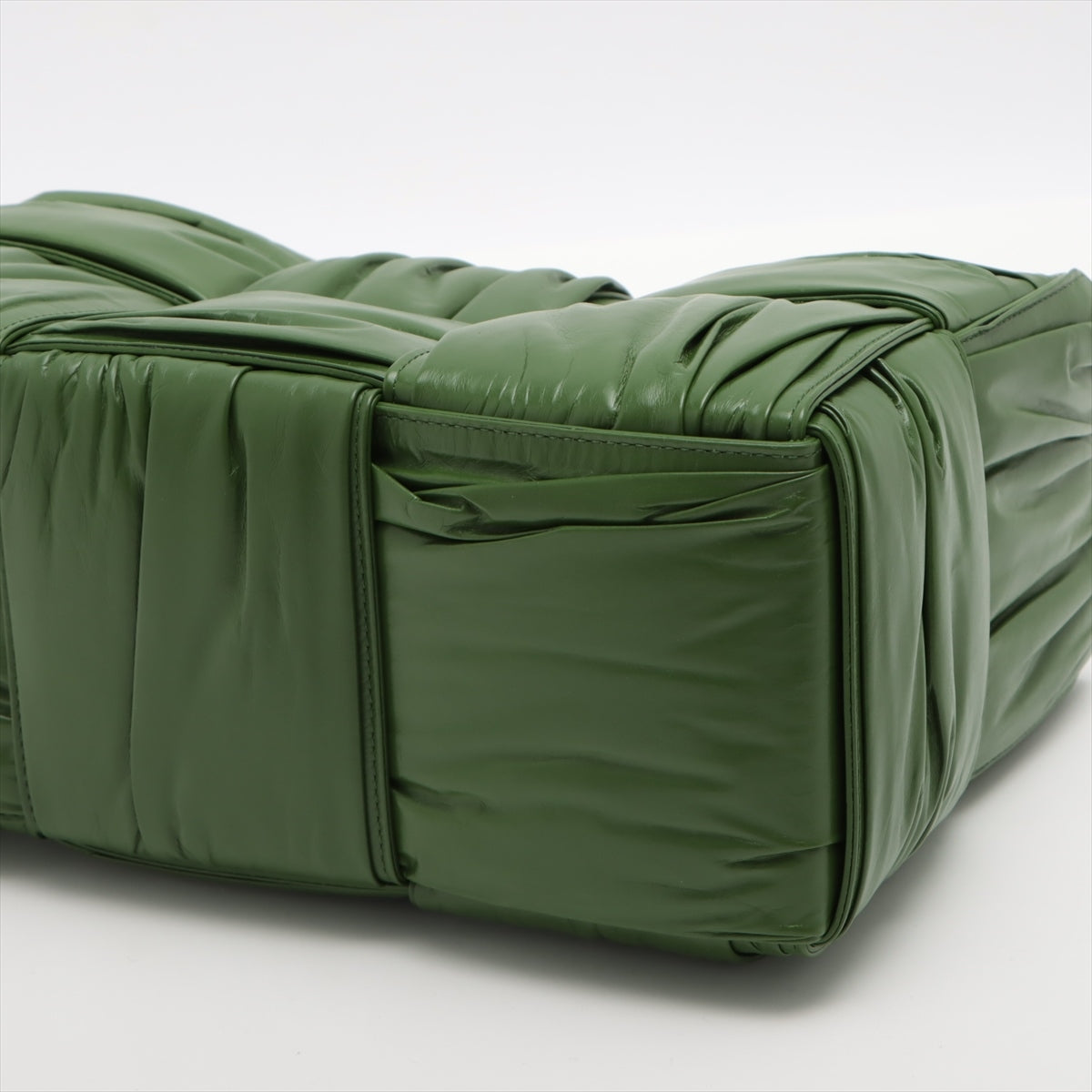 Bottega Veneta maxi intrecciato The Arco tote Leather Hand bag Green