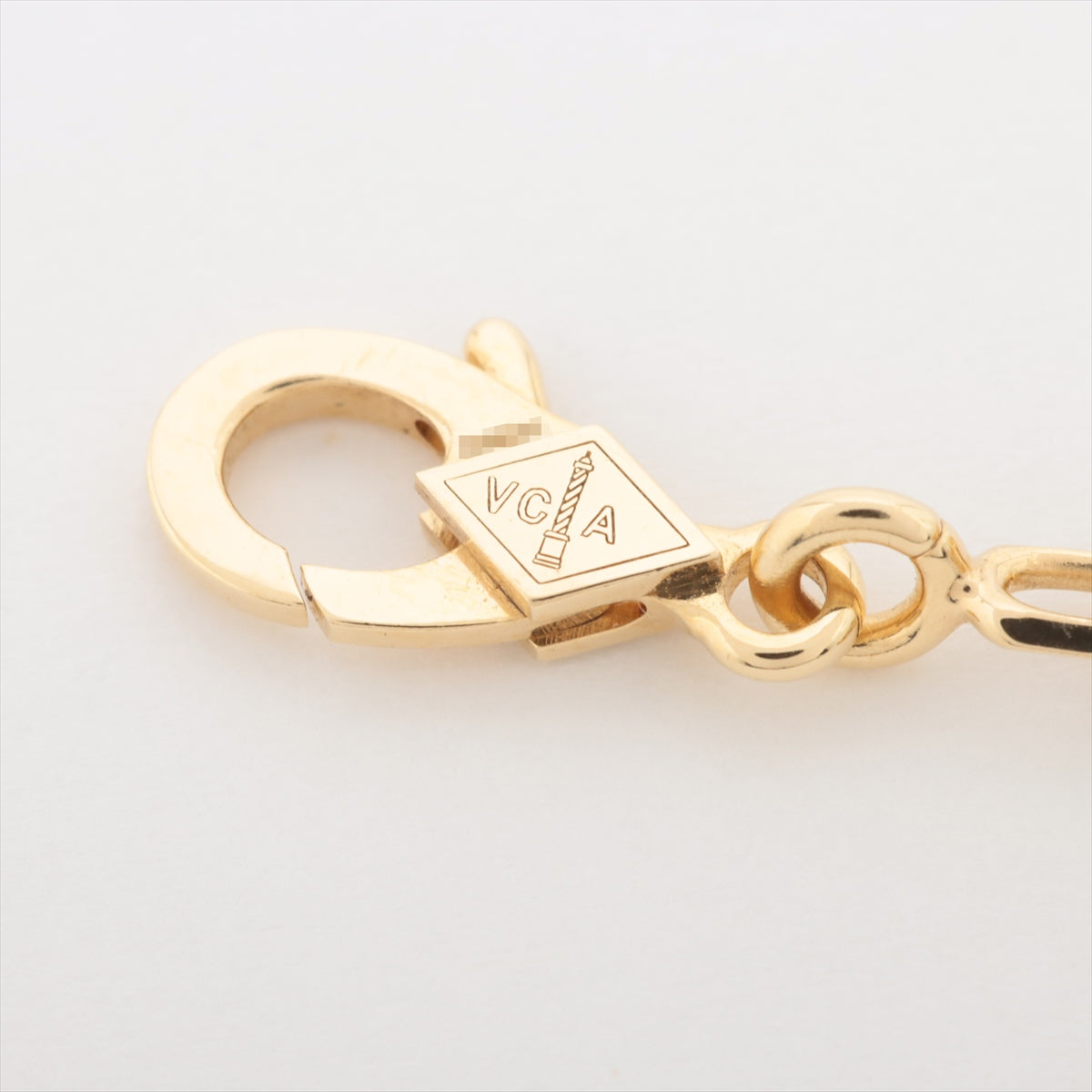 Van Cleef & Arpels Vintage Alhambra 5P Malachite diamond Bracelet 750(YG) 13.7g VCARO7GQ00