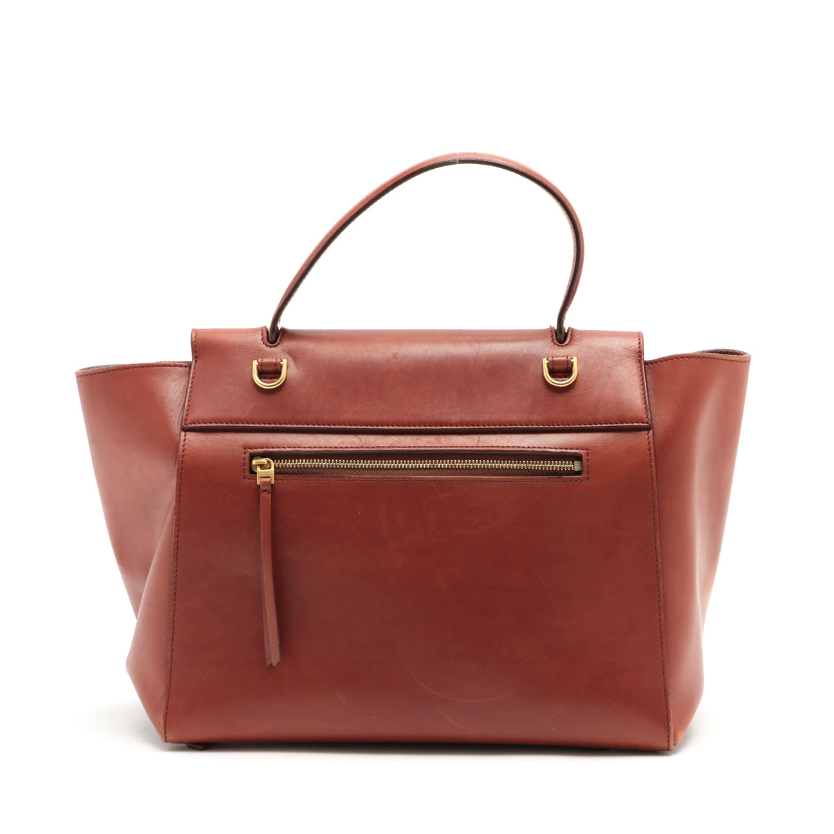 CELINE Belt Bag Mini Leather 2way handbag Brown