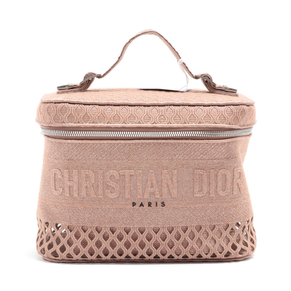 Christian Dior canvas Vanity bag Pink
