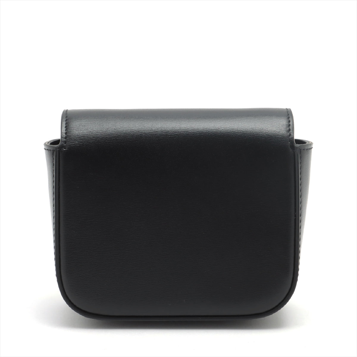 CELINE Mini Triomphe Leather Shoulder bag Black