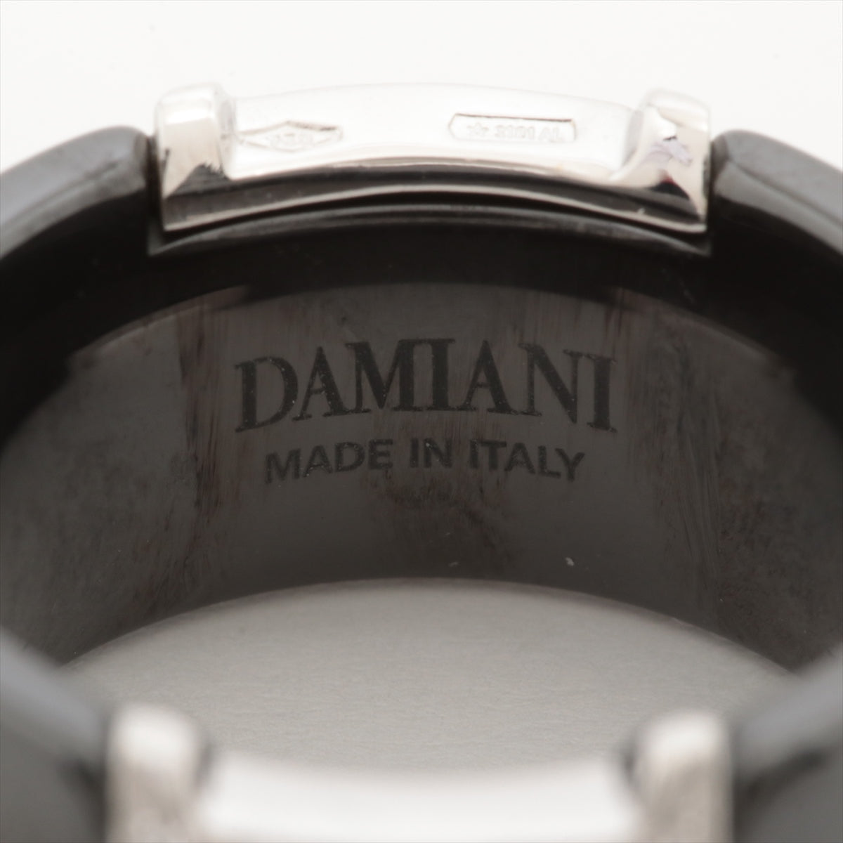 Damiani D Icon diamond rings 750 (WG) x Ceramic 9.4g
