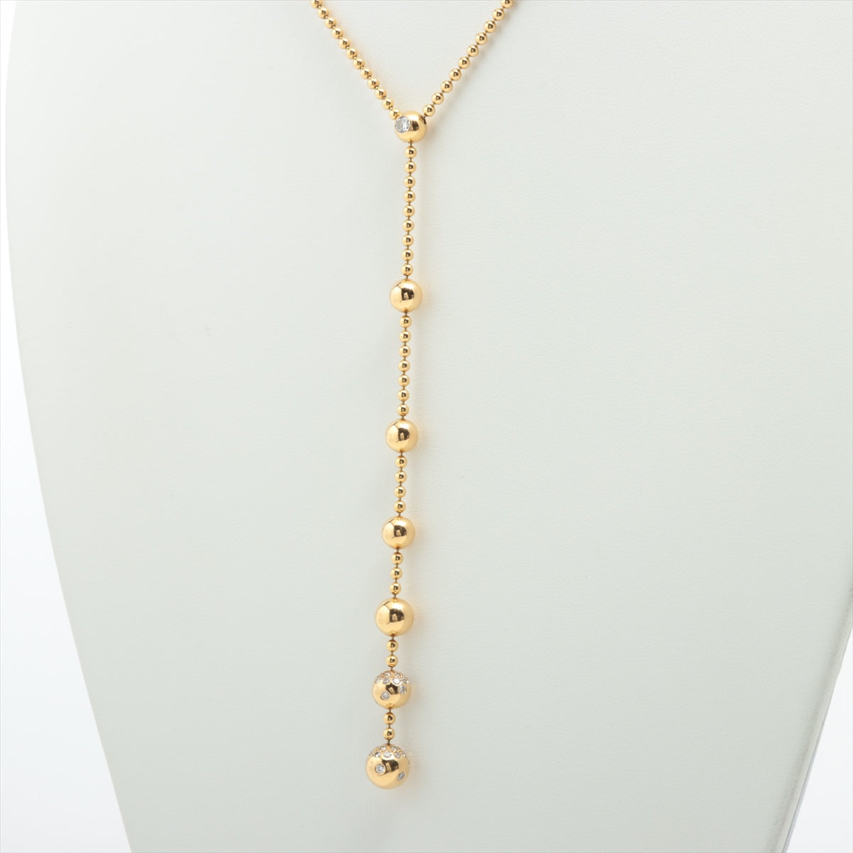 Cartier PRUID Diamond Necklace 750(YG) 33.9g