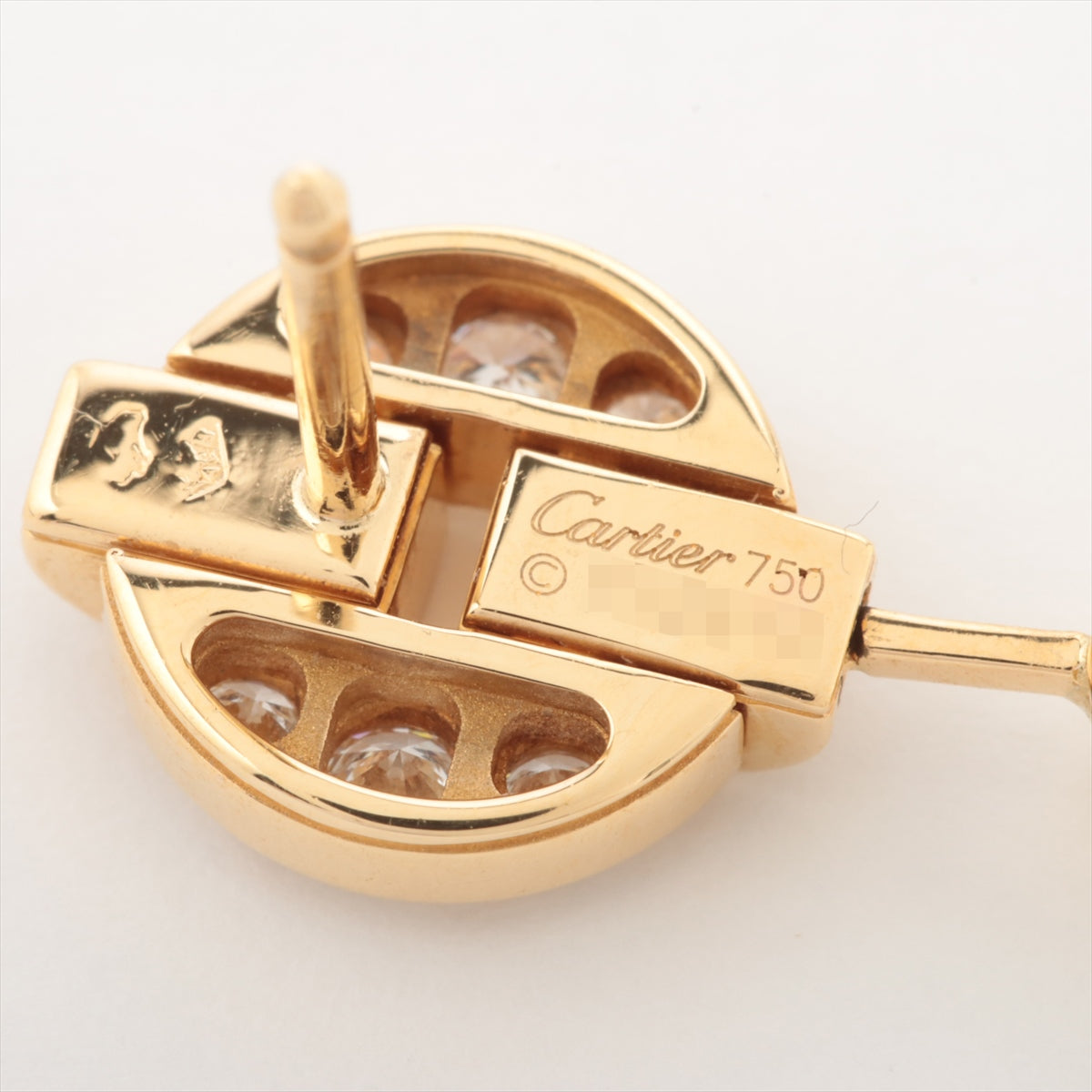 Cartier Imaria diamond Piercing jewelry 750(YG) 5.7g