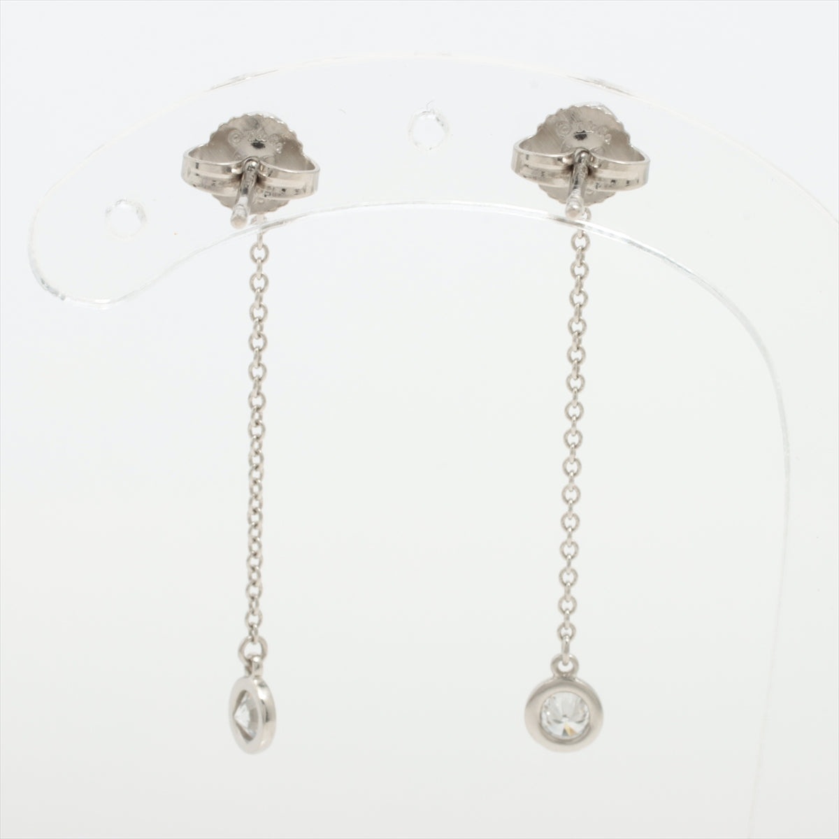 Tiffany By the Yard diamond Piercing jewelry Pt950 2.0g