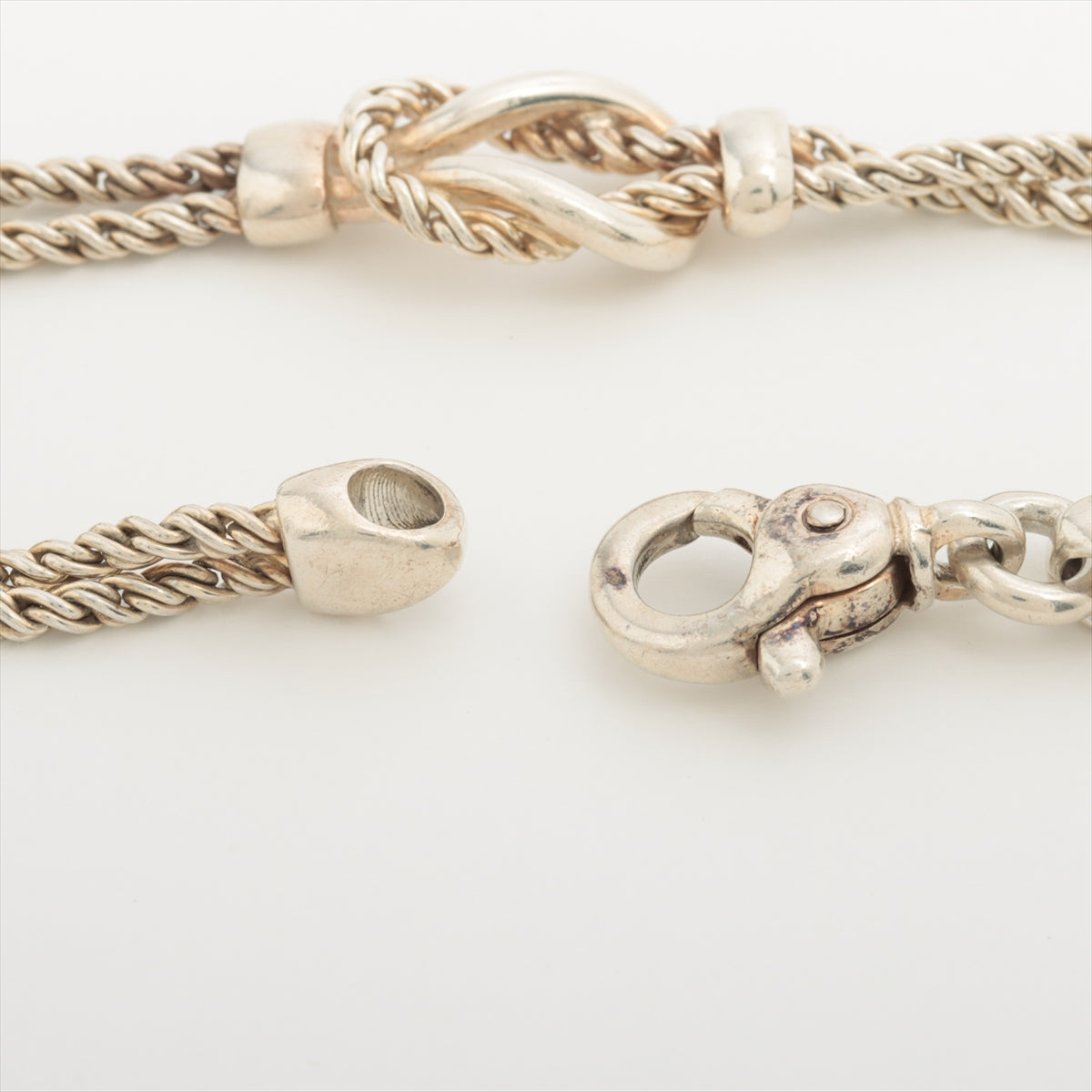 Tiffany Double Rope Bracelet Bracelet 925 18.1g Silver