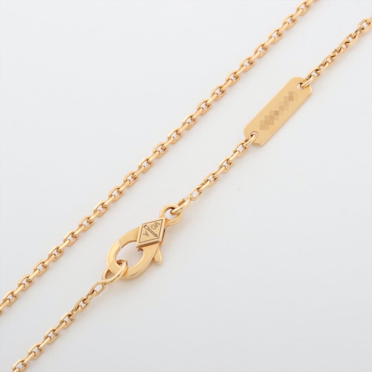 Van Cleef & Arpels Vintage Alhambra Golden shell diamond Necklace 750(YG) 6.5g Limited to 2018