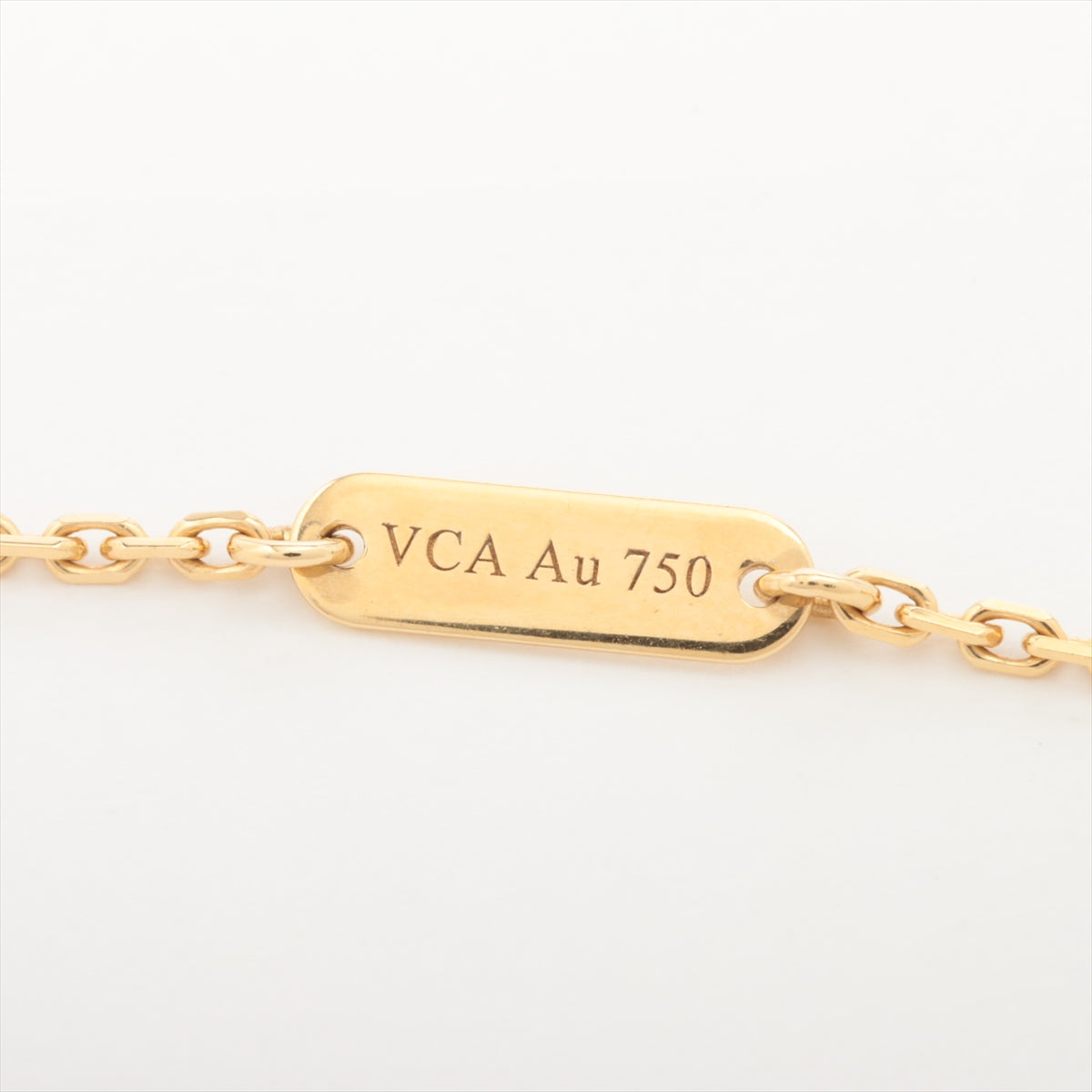 Van Cleef & Arpels Vintage Alhambra shells Necklace 750(YG) 5.3g VCARA45900