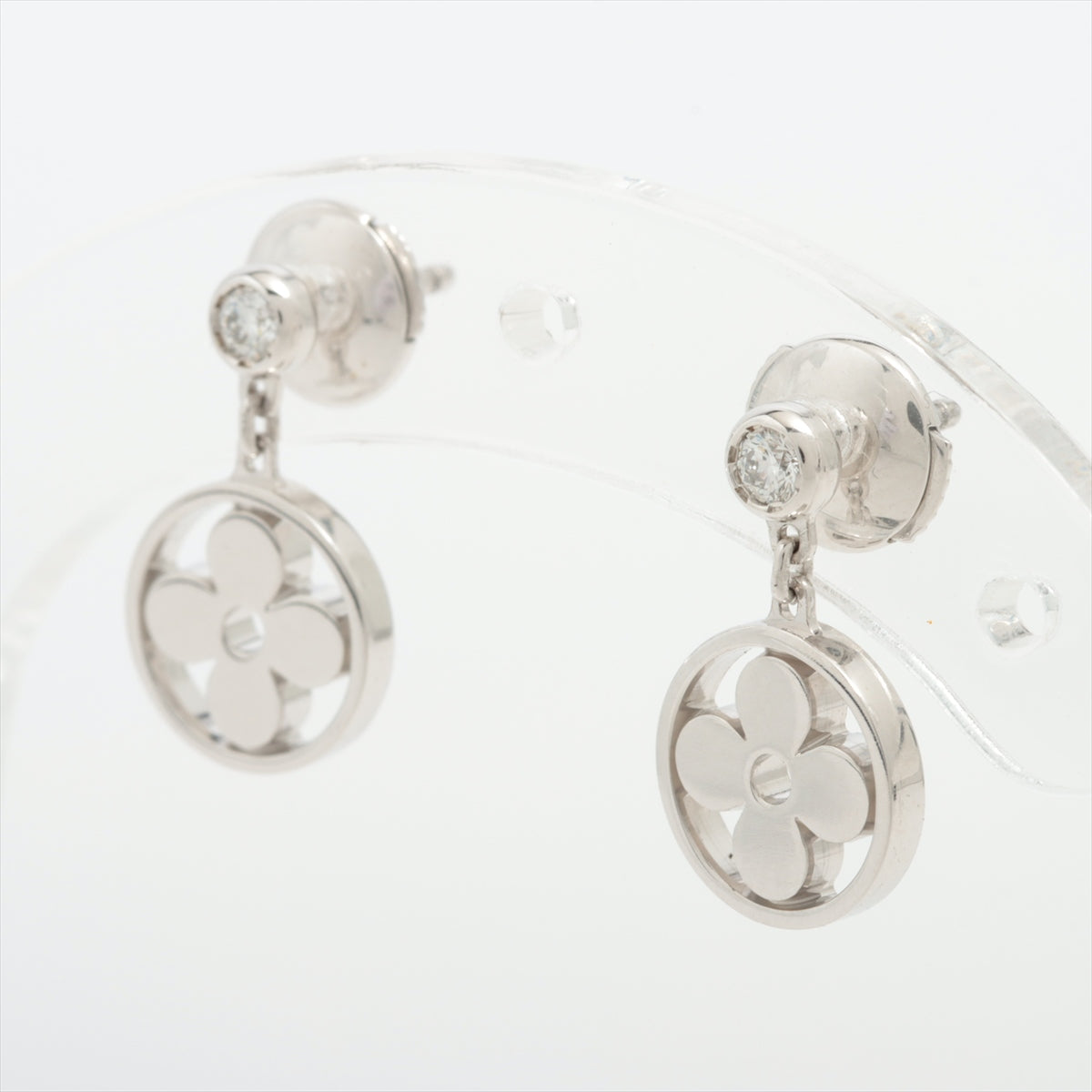 Louis Vuitton Puz Monogram Idylle diamond Piercing jewelry 750(WG) 3.2g