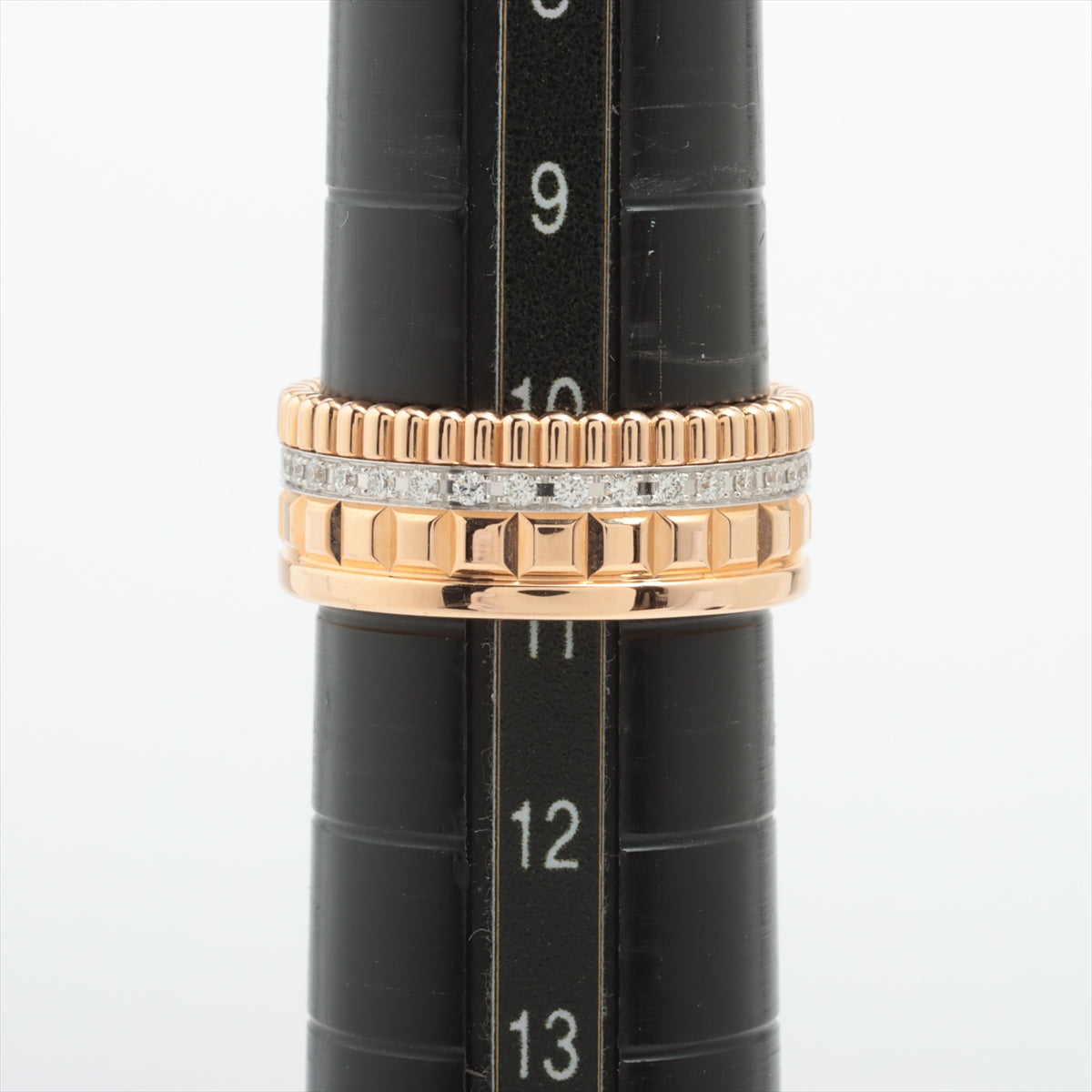 Boucheron Quatre Radiant small diamond rings 750(PG×WG) 7.3g 51