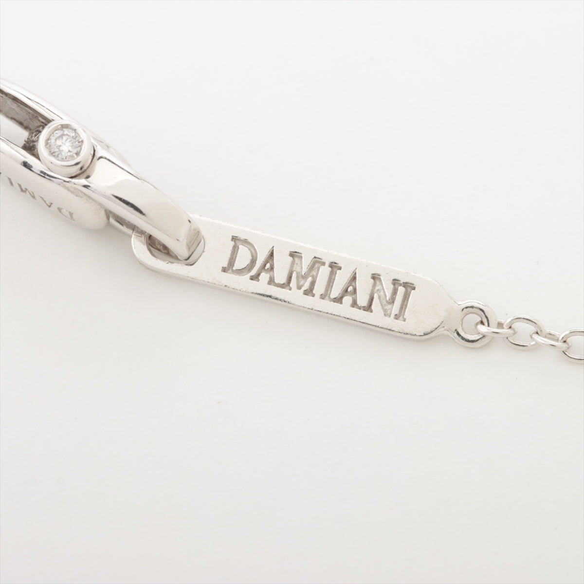 Damiani Belle Époque Crown diamond Necklace 750(WG) 7.2g 20089078