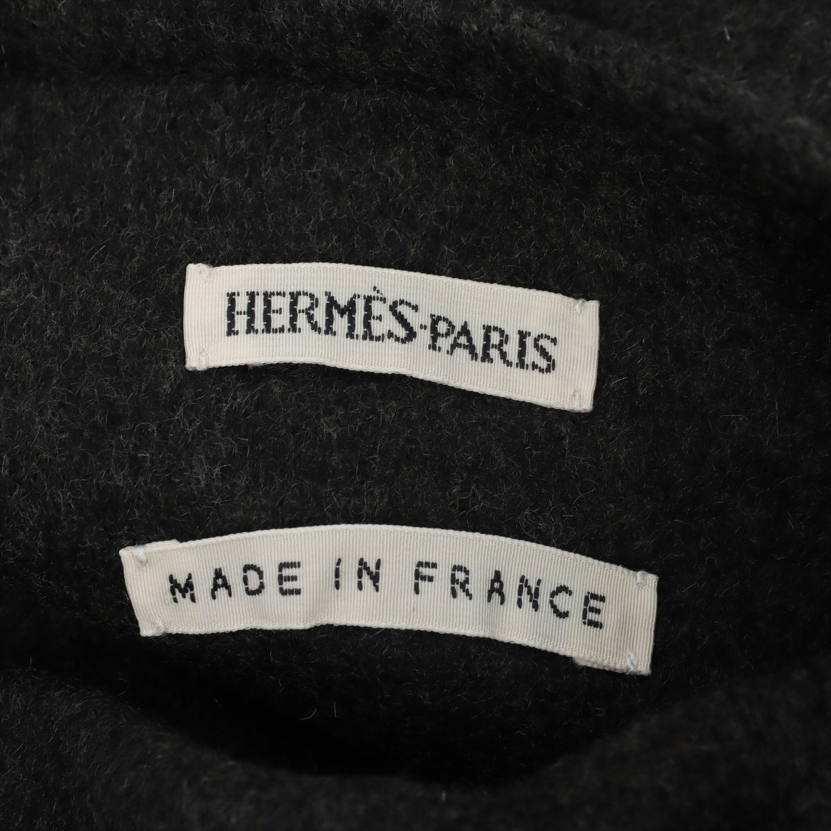 Hermès Stole Unknown material Grey with pocket Margiela