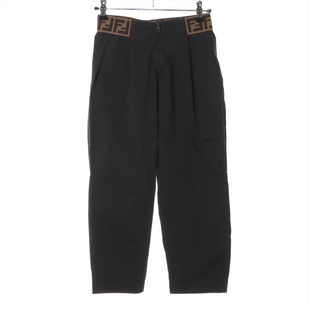 Fendi ZUCCa Cotton & nylon Pants 8A Kids Black  JFF177