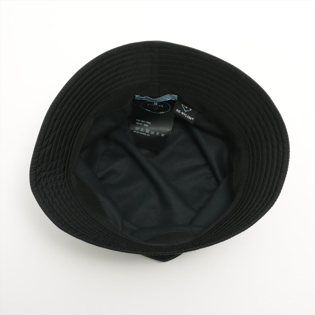 Prada 1HC137 Hat M Nylon Black