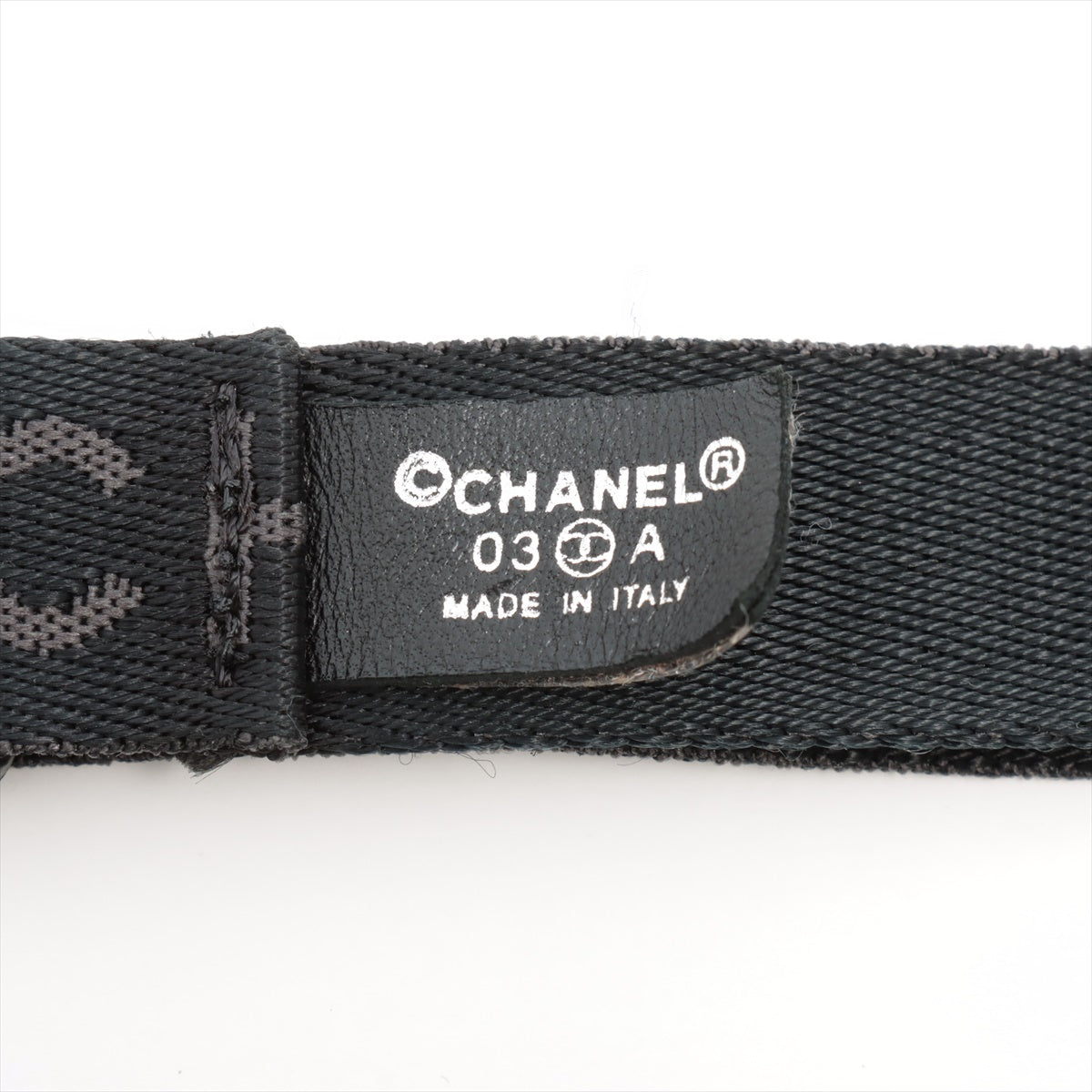 Chanel 8XXXXXX Strap Nylon Black Sport compasses