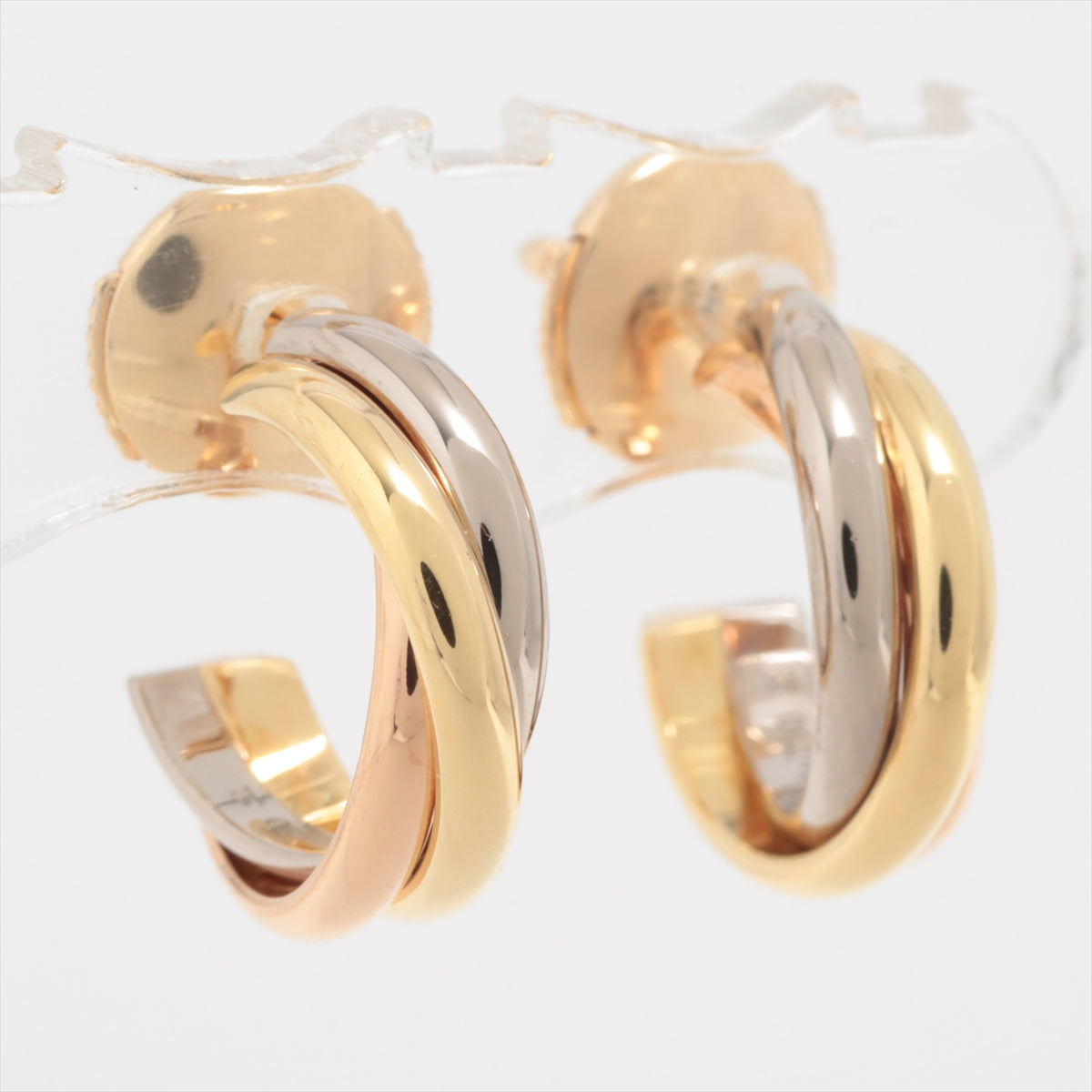 Cartier Trinity Piercing jewelry 750(YG×PG×WG) 4.6g CRB8017100