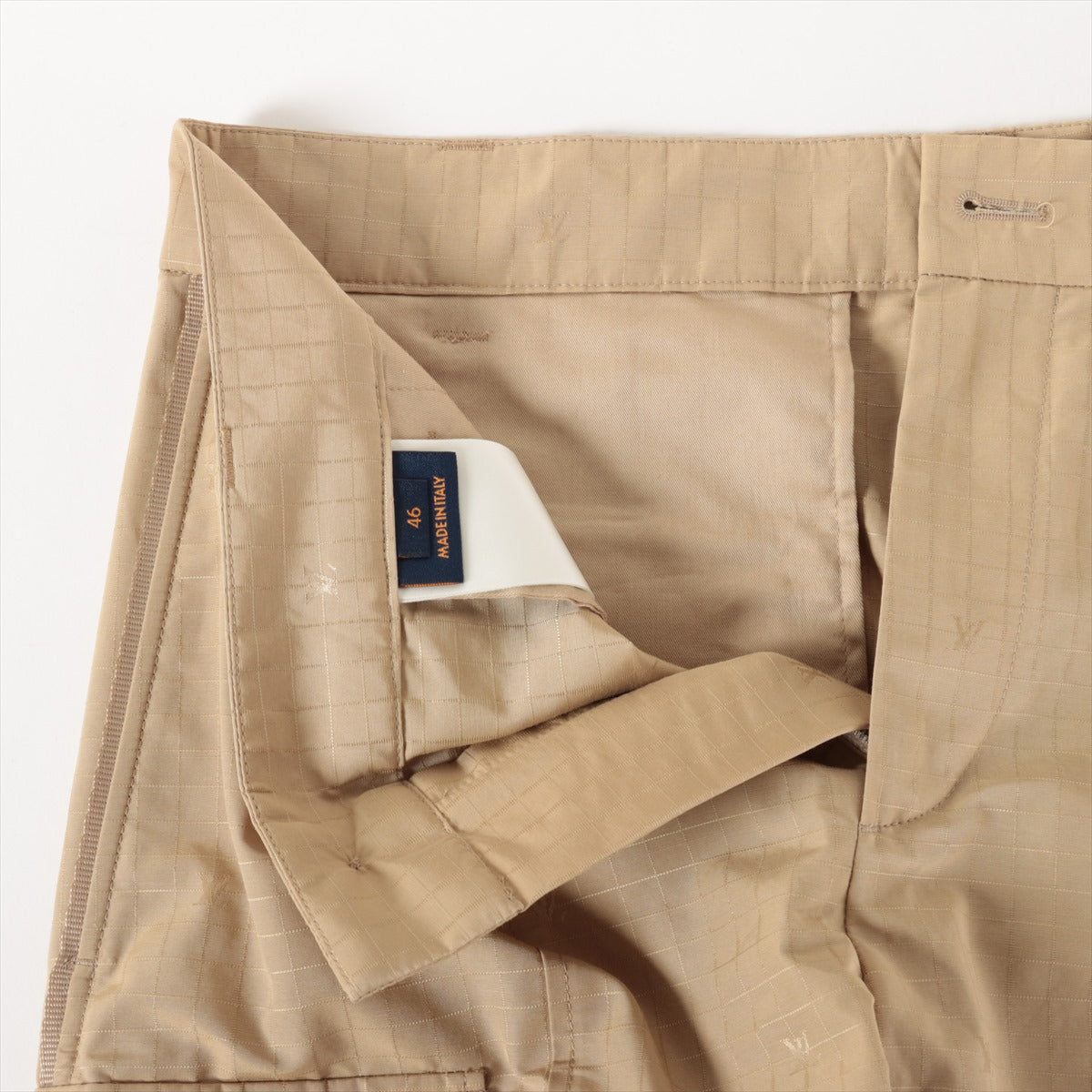 Louis Vuitton 23AW Cotton & nylon Short pants 46 Men's Beige  RM232M Monogram