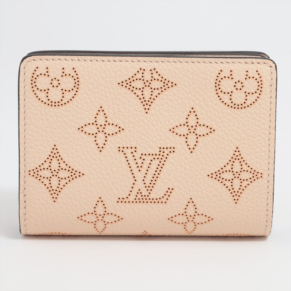 Louis Vuitton Mahina Portefeuilles Crea M82351 Beige Compact Wallet