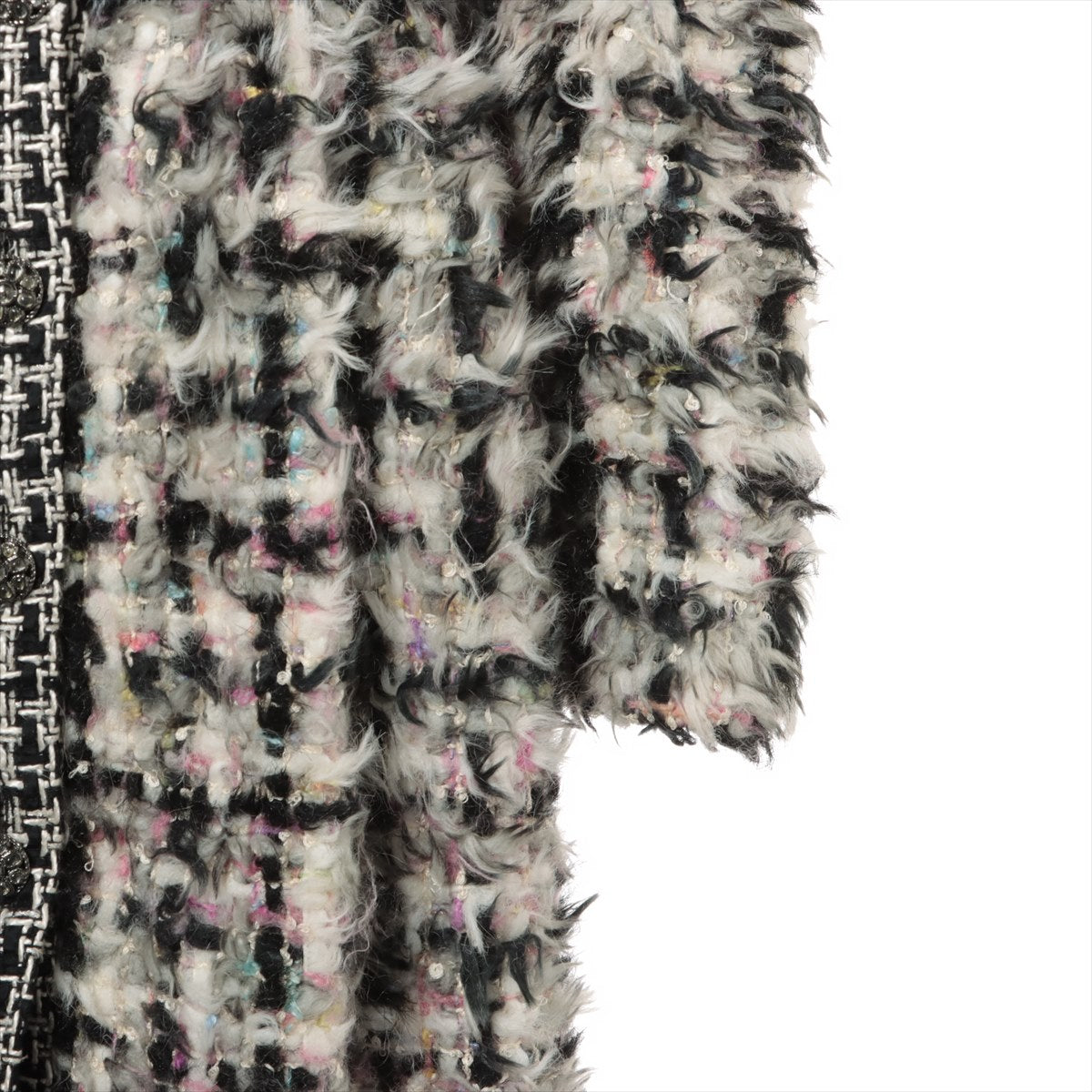 Chanel Coco Mark Gripoix P39 Tweed coats 40 Ladies' Multicolor  Fantasy  10AW Collection Runway Look 21 P39540W04561