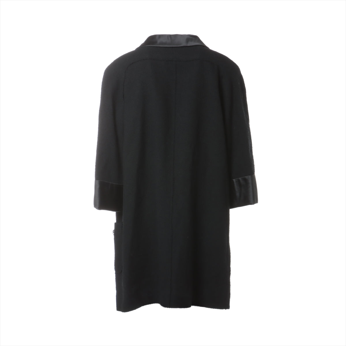 Chanel Gripoix P52 Wool coats 44 Ladies' Black