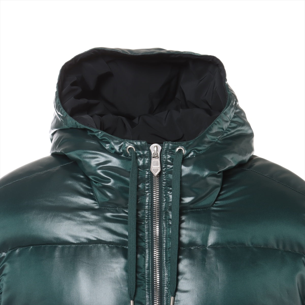 Hermès 22AW Polyester & Nylon Down jacket 44 Men's Green