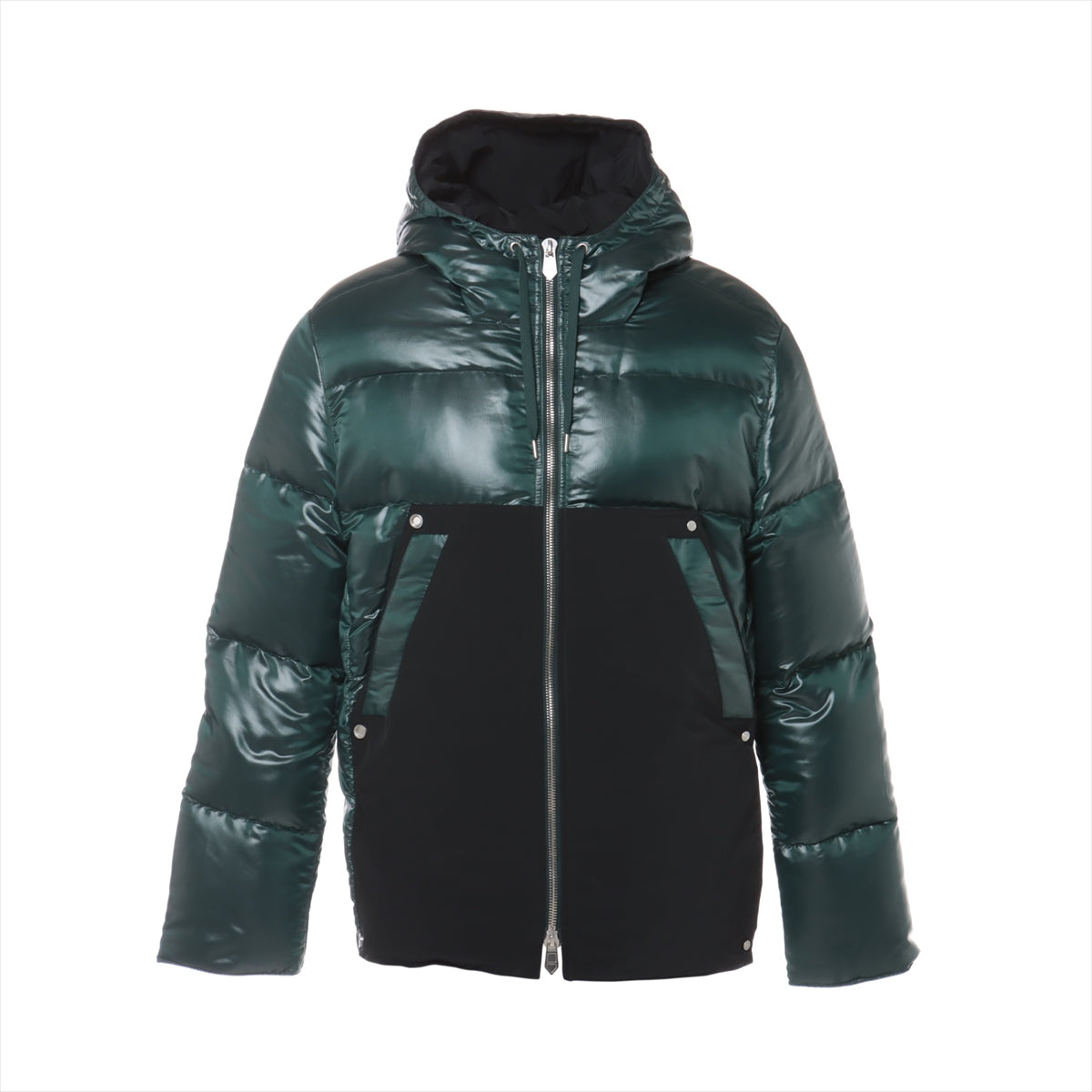 Hermès 22AW Polyester & Nylon Down jacket 44 Men's Green
