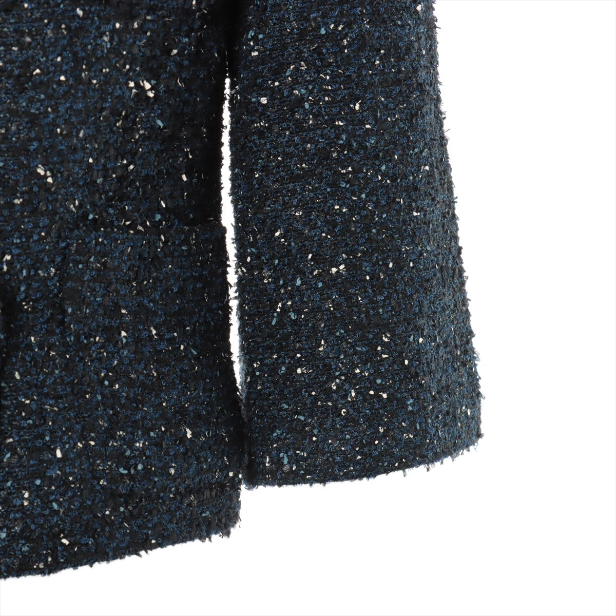 Chanel Coco Mark Tweed Suit jacket 36 Ladies' Navy blue  P43055V31513