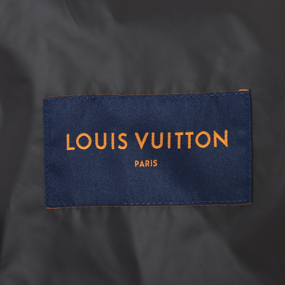 Louis Vuitton 22AW Nylon Half coat 48 Men's Black  mid-length monogram windbreaker RM222Q  ON5H NK48W