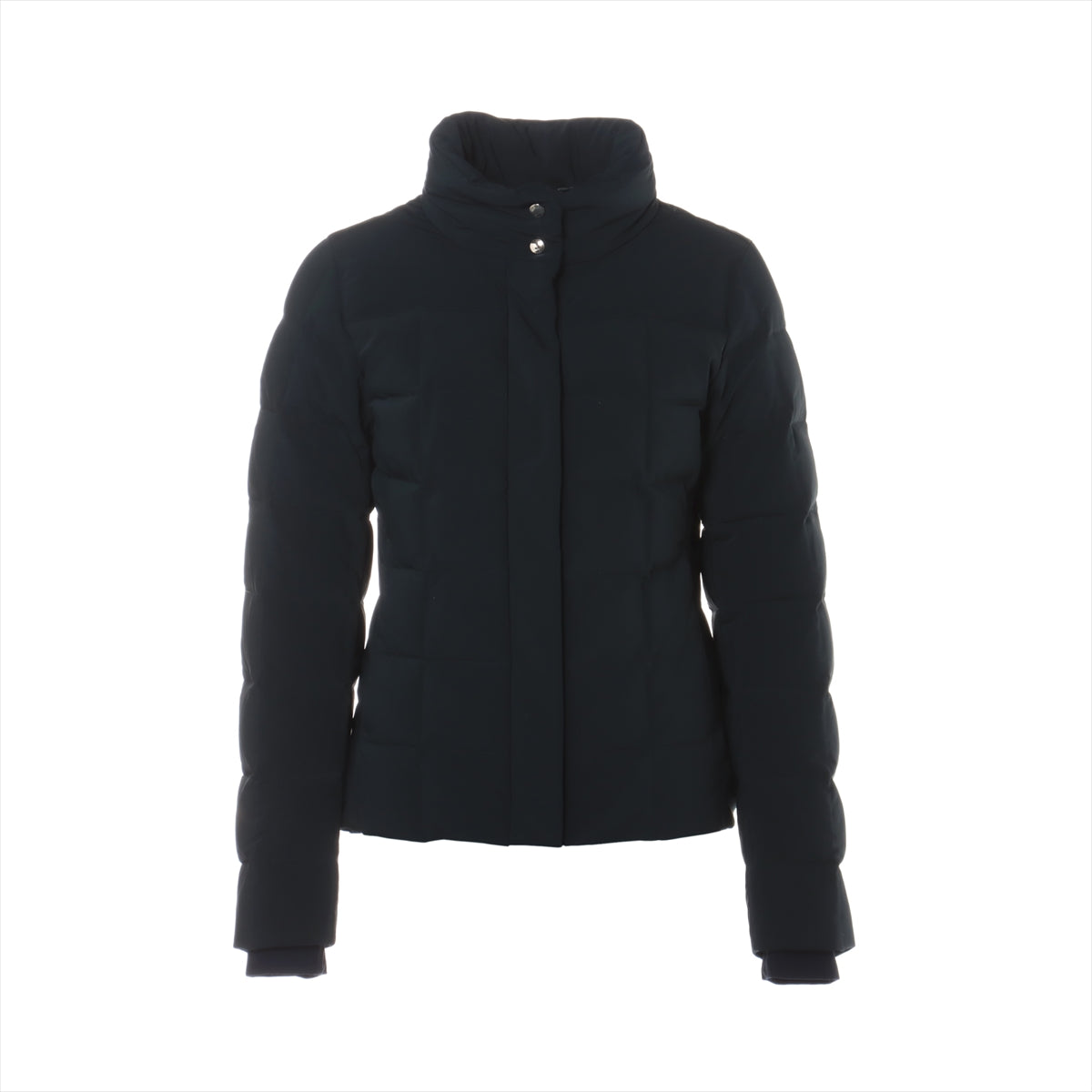 Hermès Nylon x polyurethane Down jacket S Ladies' Navy blue  3076 Can store hood