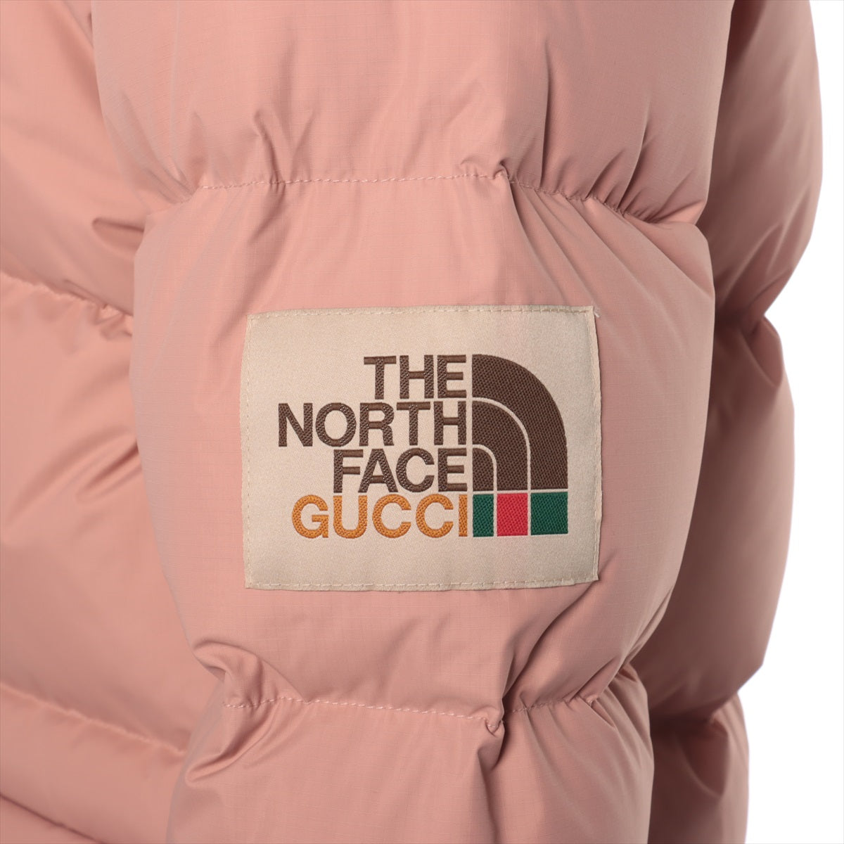 Gucci x North Face Polyester & Nylon Down jacket XS Unisex Pink  648862 Detachable hood