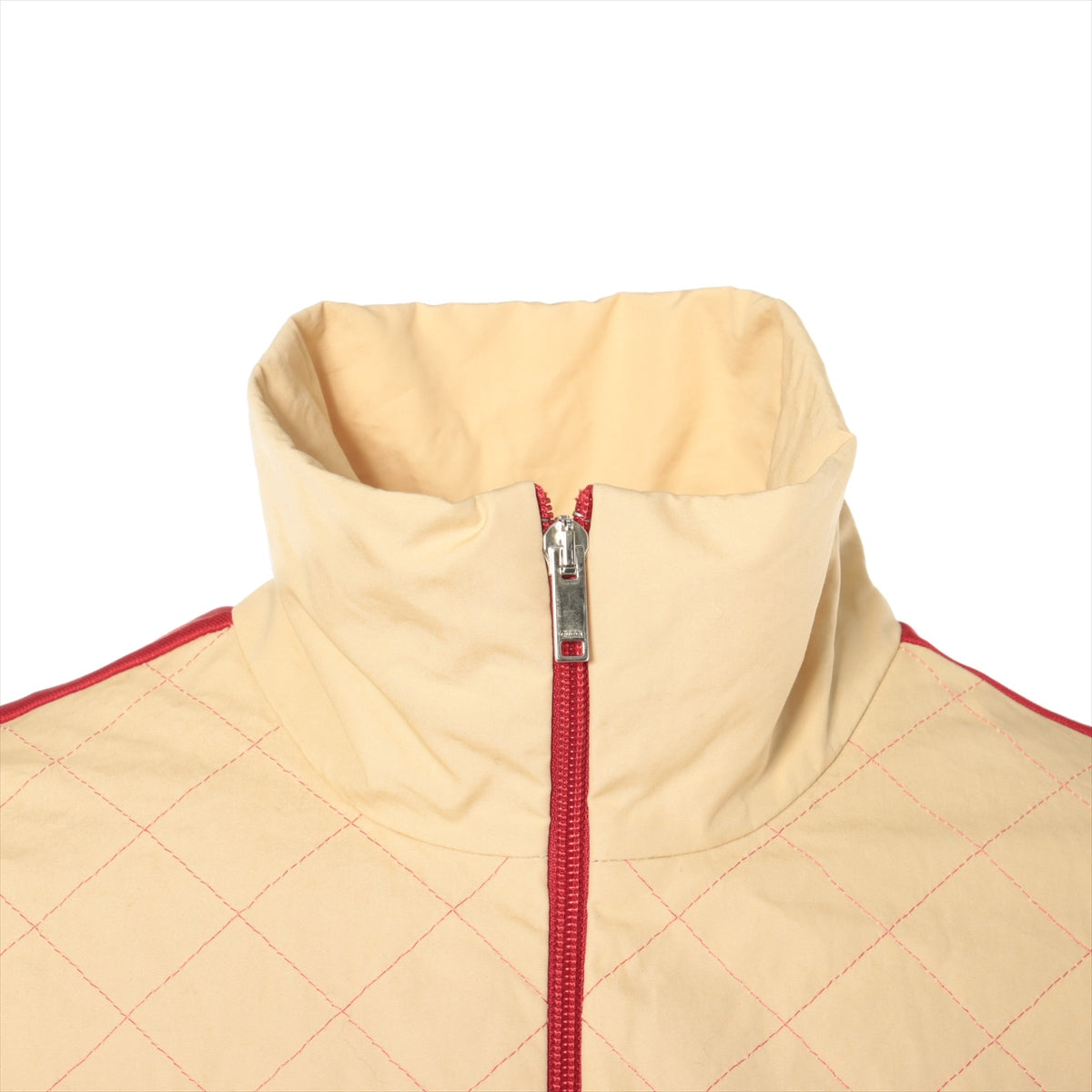 Gucci Cotton & Polyester Blouson S Men's Beige x red  625287