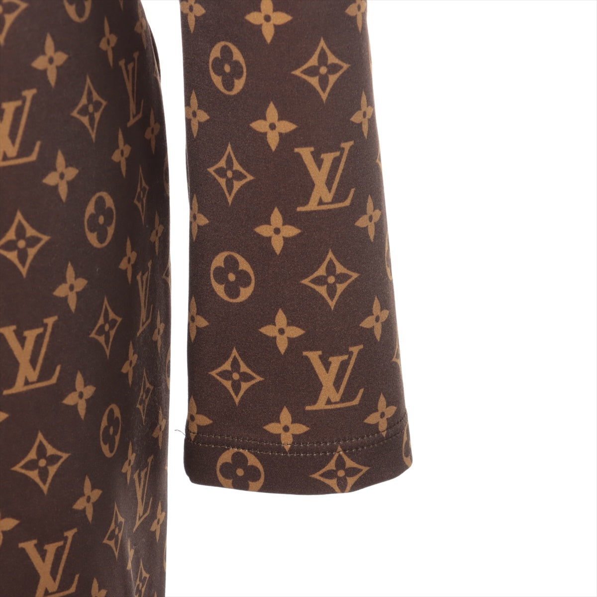 Louis Vuitton 21SS Polyamide x elastane Dress S Ladies' Brown  RW211B Monogram