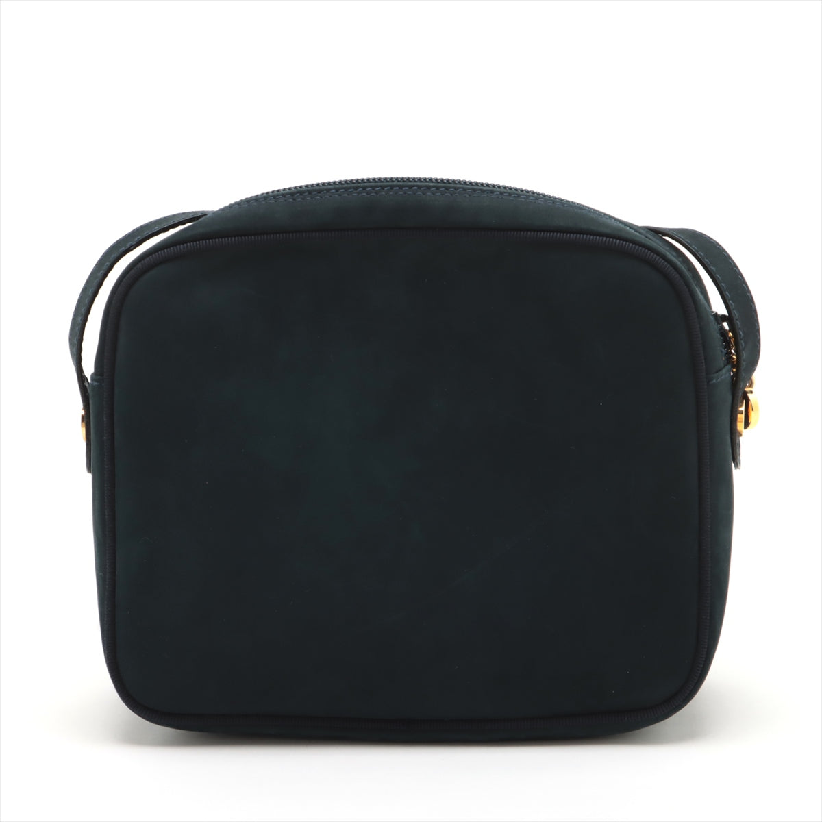 Ferragamo Vara Leather & Suede Shoulder bag Navy blue
