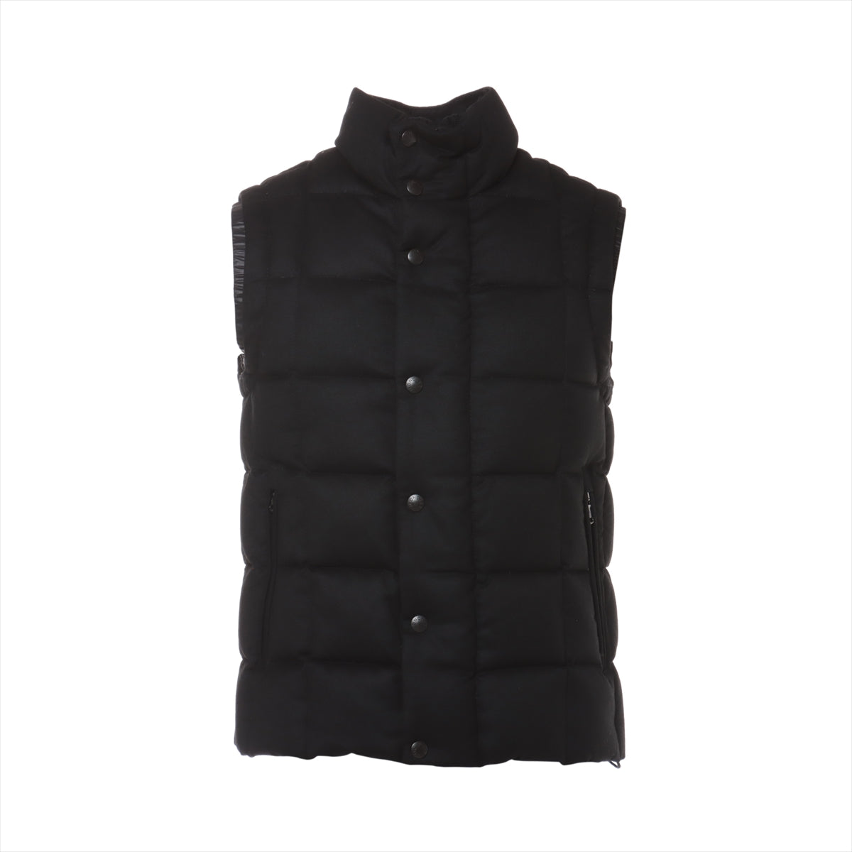Moncler TENAY 13 years Wool & nylon Down vest 0 Men's Black