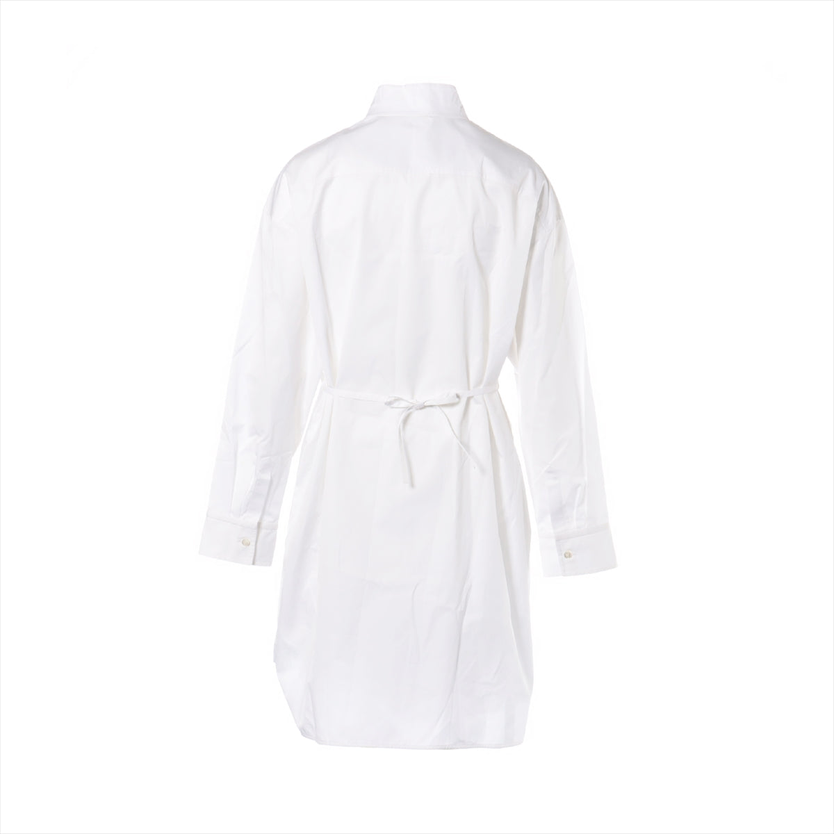 Hermès Cotton Shirt 40 Ladies' White  2023AW mother of pearl buttons H3H0633DV9034