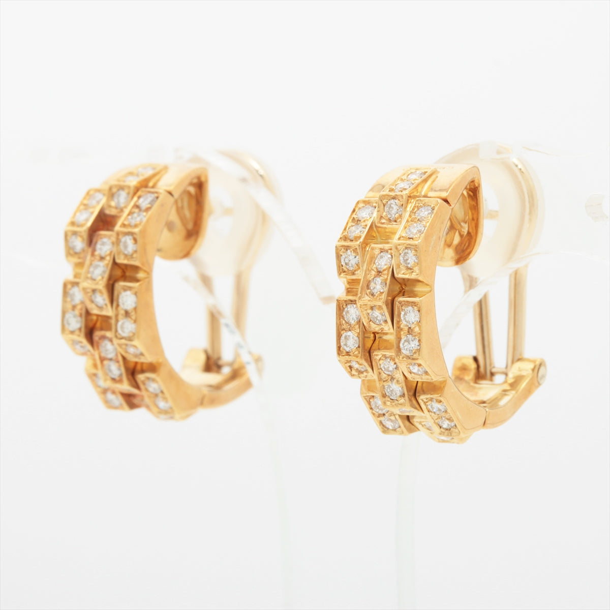 CHIMENTO diamond Earring piercing 750(YG) 11.8g total
