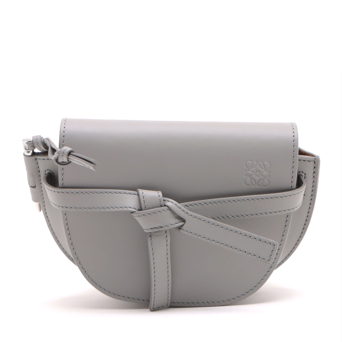 Loewe Gate Dual Leather Shoulder bag Grey Missing shoulder strap