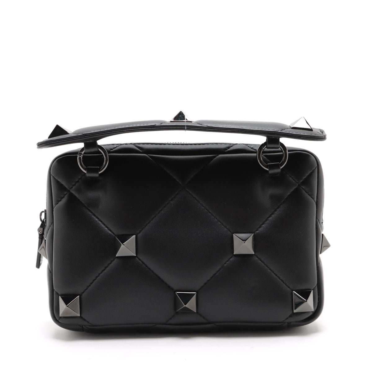 Valentino Garavani Studs Leather Sling backpack Black
