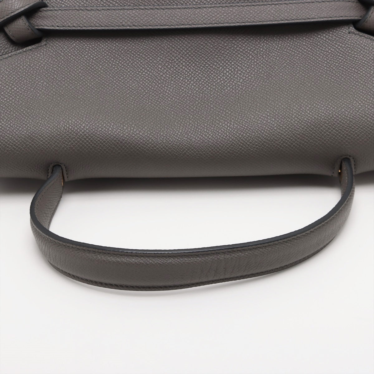 CELINE Belt Bag Leather 2way handbag Grey