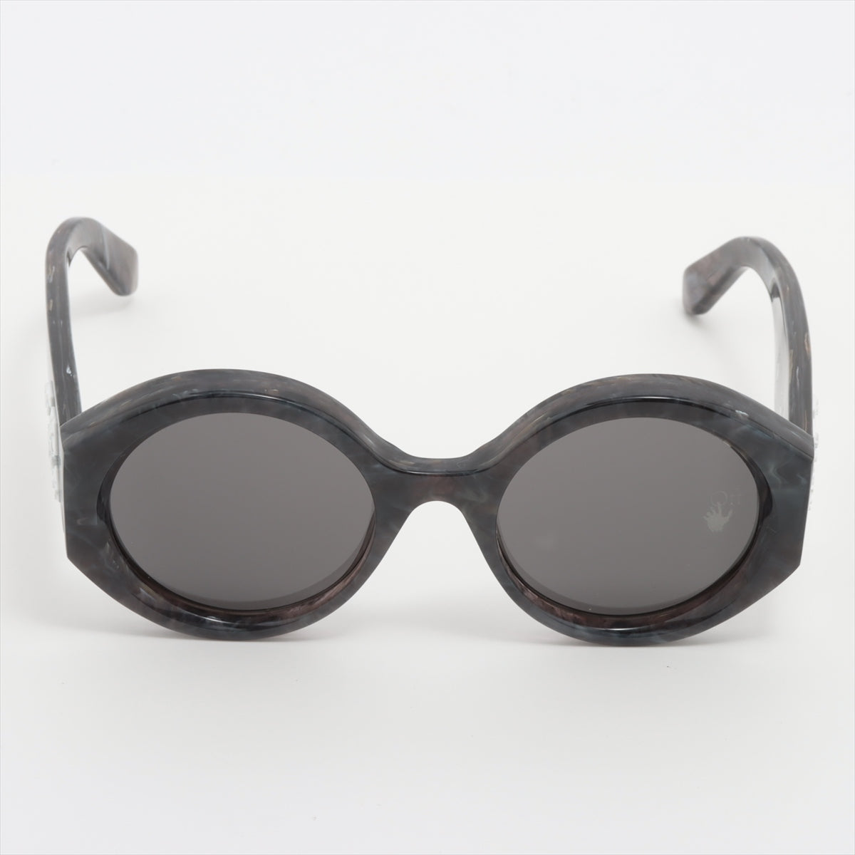 Off-White Logo Sunglasses Resin Black x Gray