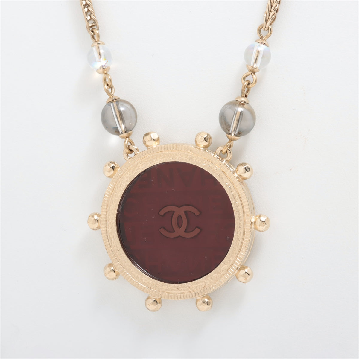 Chanel Coco Mark A19C Necklace GP Gold
