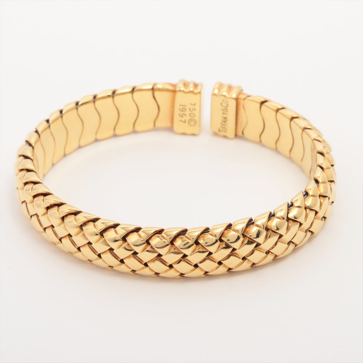 Tiffany Mineverly Bracelet 750(YG) 42.0g