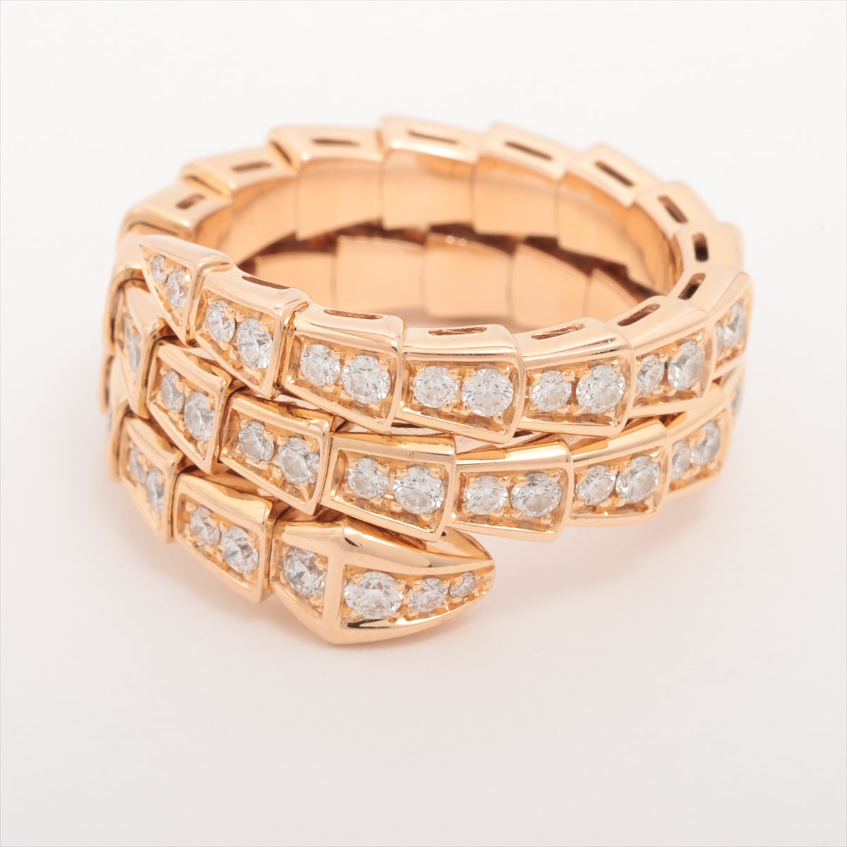 Bvlgari Serpenti Viper diamond rings 750(PG) 11.4g L 357262