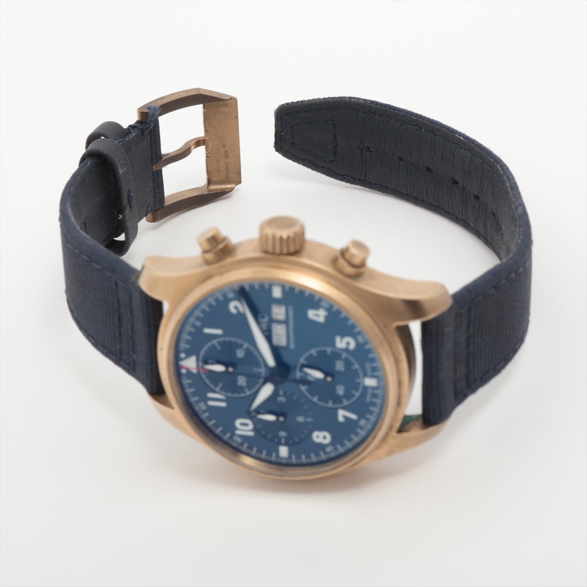 IWC Pilot Watch Chronograph IW387910 Bronze x nylon AT Blue-Face