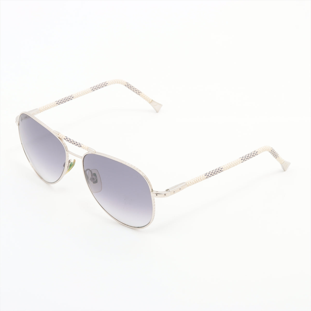 Louis Vuitton Z0203U Conspiration Pilot Sunglasses PVC x metal Ivory 5815