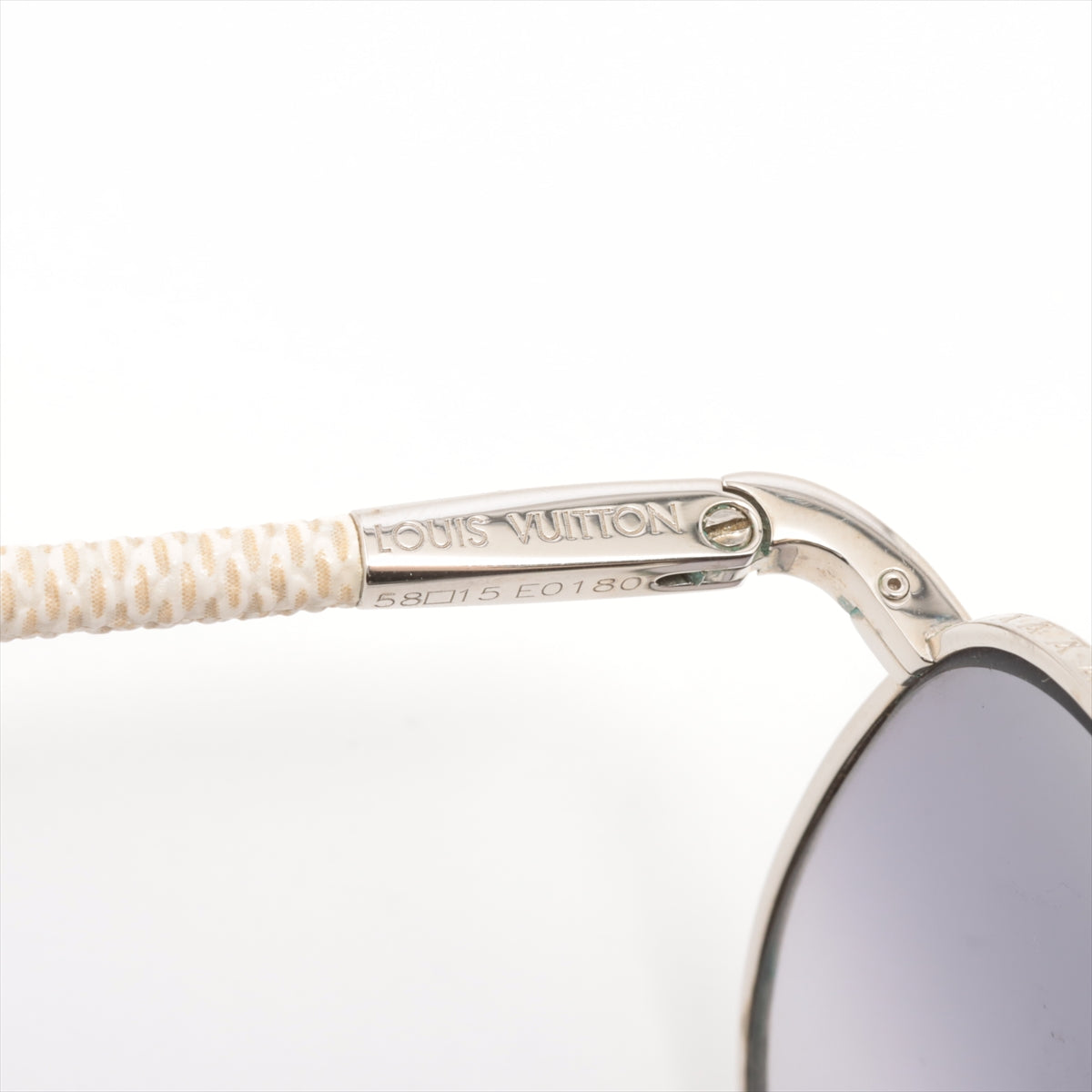 Louis Vuitton Z0203U Conspiration Pilot Sunglasses PVC x metal Ivory 5815